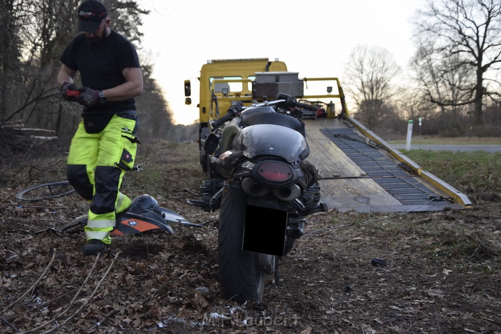 Schwerer VU Krad Fahrrad Koeln Porz Alte Koelnerstr P276.JPG - Miklos Laubert